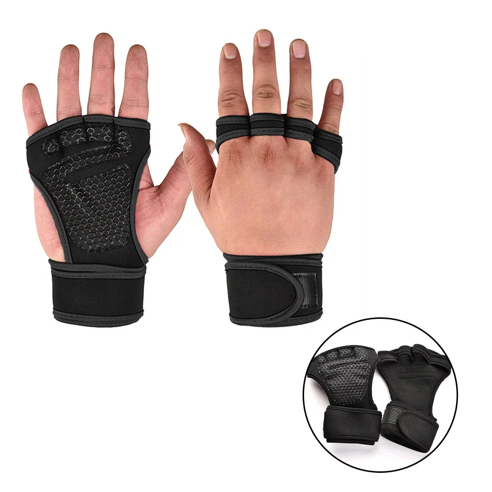 Luva de Treino Esportiva com Proteção para Mão e Pulso